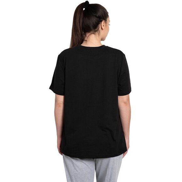 New Womens Plus Size Disney Minnie Mouse Leaning Short Sleeve T-Shirt Black - Picture 4 of 7